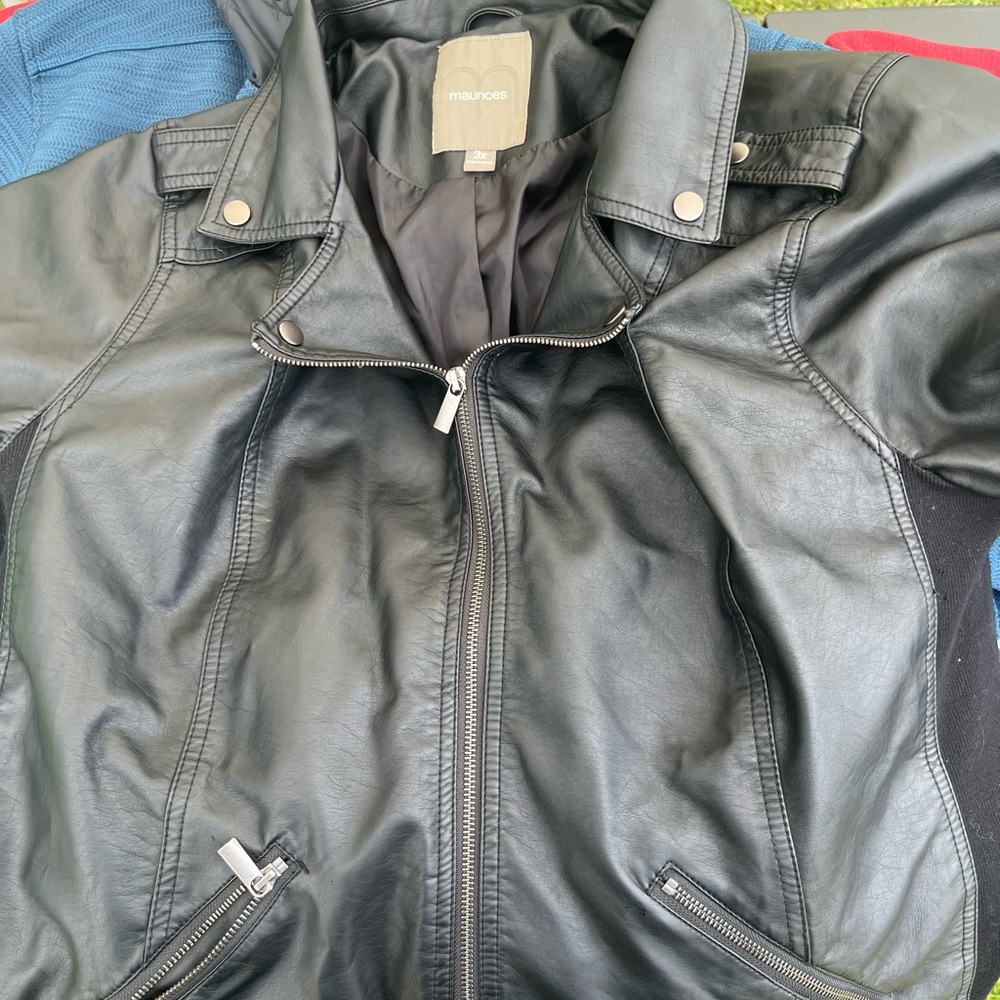 Maurice’s leather jacket only worn three times